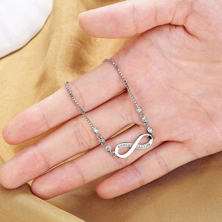 Bransoletka Wiecznej Miłości ze Srebra