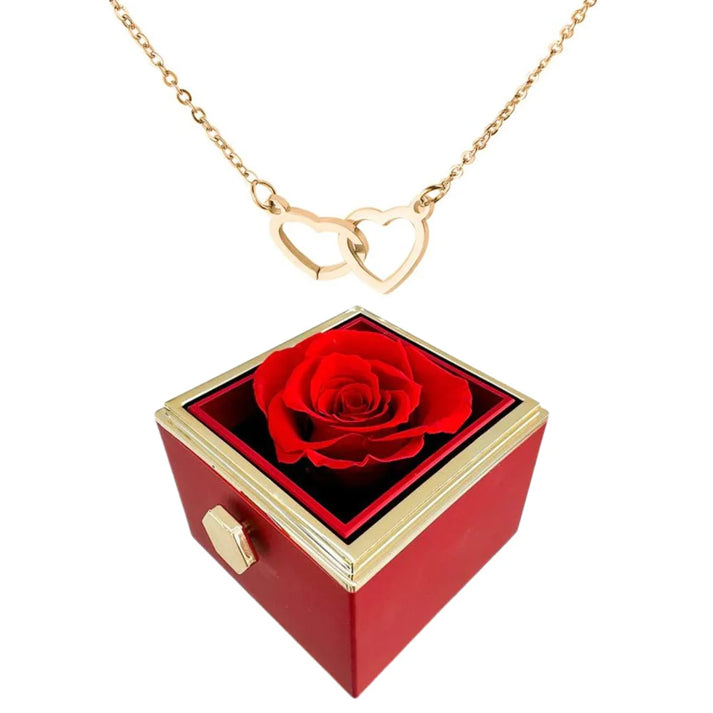 Eternal Rose Heart Necklace